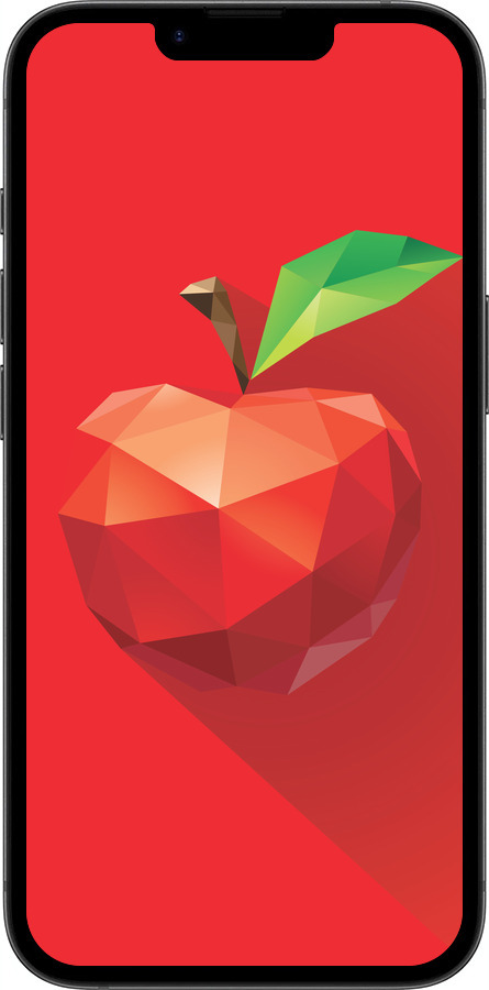 Силіконовий чехол Яблуко для Apple iPhone 16e - 4696u-3971 изображение 