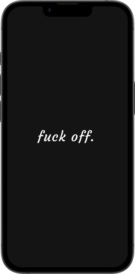 Силиконовый чехол Fuck off для Apple iPhone 16e - 4731u-3971 изображение 