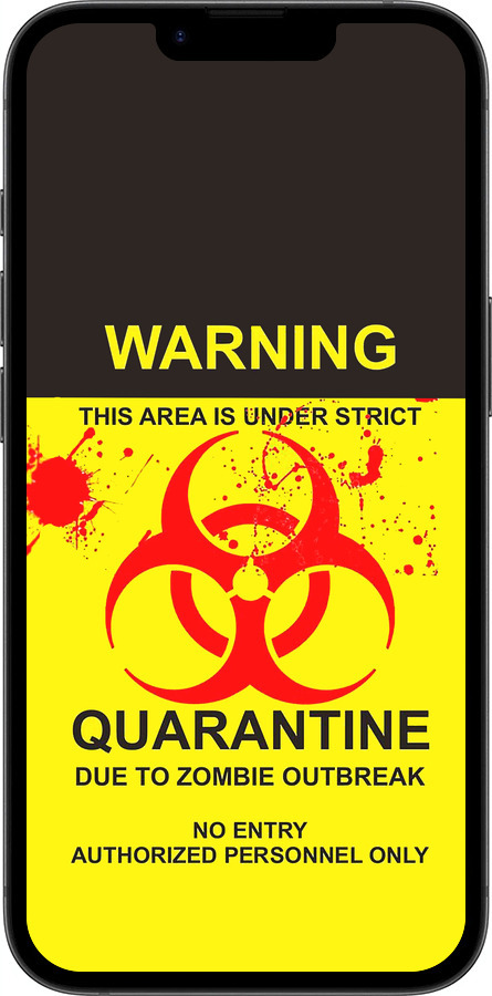 Силиконовый чехол Biohazard  9 для Apple iPhone 16e - 4825u-3971 изображение 