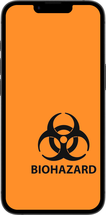 Силіконовий чехол biohazard 33 для Apple iPhone SE 4 - 4851u-3652 изображение 