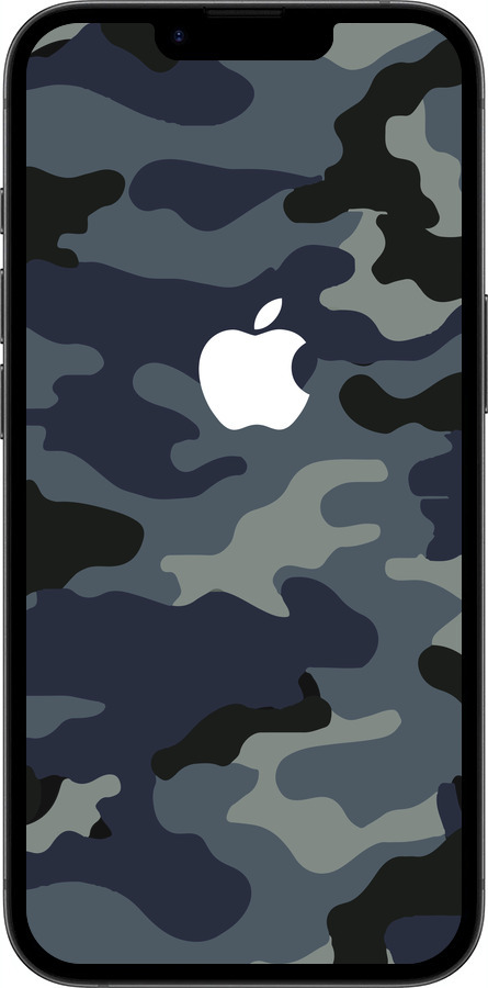 Силиконовый чехол Камуфляж 1 для Apple iPhone 16e - 4897u-3971 изображение 