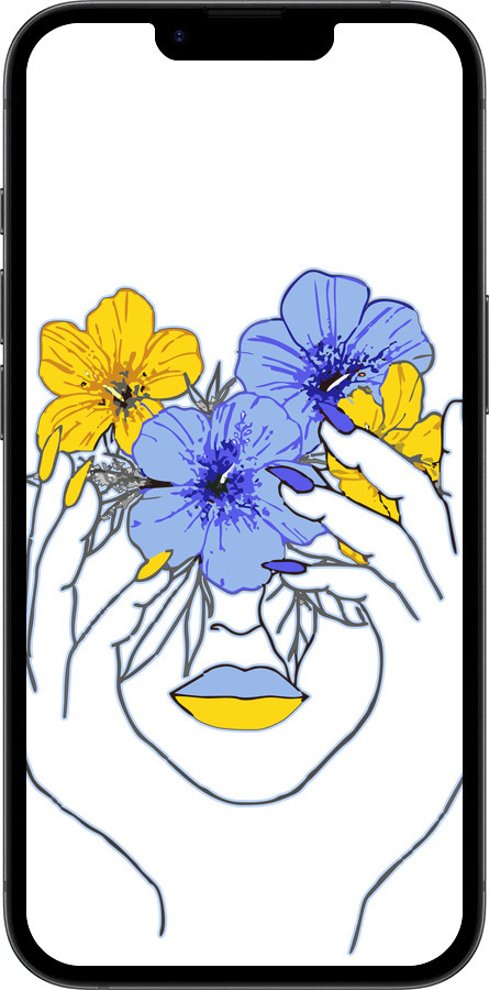 Силиконовый чехол Девушка v4 для Apple iPhone SE 4 - 5276u-3652 изображение 