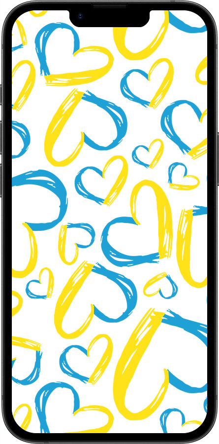 Силиконовый чехол Сердца UA для Apple iPhone SE 4 - 5292u-3652 изображение 