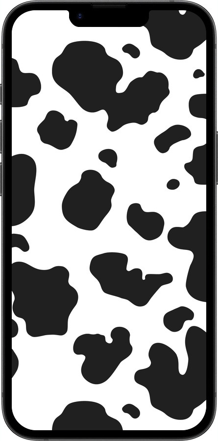 Силиконовый чехол Шкура коровы для Apple iPhone SE 4 - 5576u-3652 изображение 
