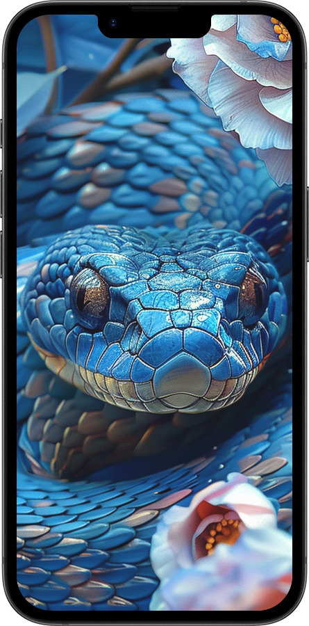 Силиконовый чехол Blue Snake для Apple iPhone SE 4 - 6079u-3652 изображение 