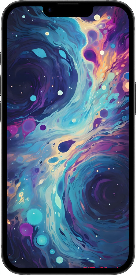 Силиконовый чехол Арт акварель для Apple iPhone 16e - 6329u-3971 изображение 