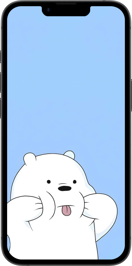 Силиконовый чехол Милый мишка для Apple iPhone 16e - 6357u-3971 изображение 