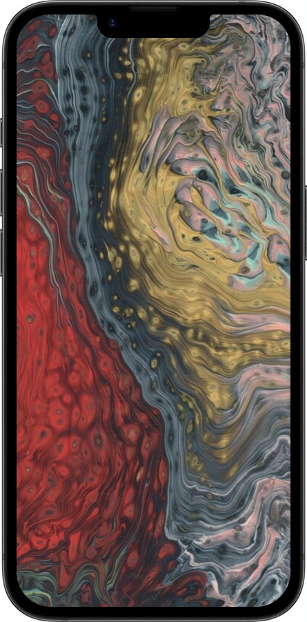 Силиконовый чехол С изображением абстрактной живописи для Apple iPhone SE 4 - 6530u-3652 изображение 