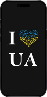 TPU чехол I love UA для Apple iPhone 17 AIR - 1112b-4032 изображение 