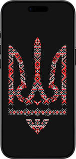 TPU чехол Герб - вышиванка на черном фоне для Apple iPhone 17 AIR - 1196b-4032 изображение 