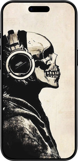 TPU чехол Скелет-меломан v2 для Apple iPhone 17 AIR - 1200b-4032 изображение 