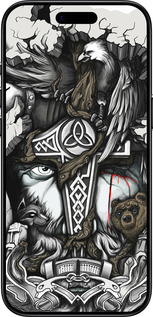 TPU чехол Тату Викинг для Apple iPhone 17 AIR - 4098b-4032 изображение 