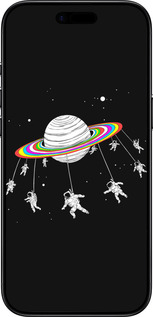 TPU чехол Лунная карусель для Apple iPhone 17 AIR - 4136b-4032 изображение 