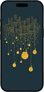 TPU чехол Иллюстрация ночного города для Apple iPhone 17 AIR - 4162b-4032 изображение 