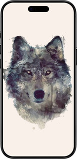 TPU чехол Волк-арт для Apple iPhone 17 AIR - 4163b-4032 изображение 