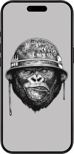 TPU чехол military monkey для Apple iPhone 17 AIR - 4177b-4032 изображение 