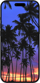 TPU чехол Пальми для Apple iPhone 17 AIR - 4324b-4032 изображение 