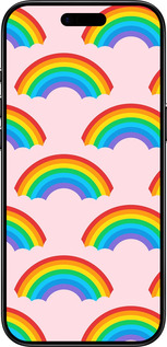 TPU чехол Rainbows для Apple iPhone 17 AIR - 4478b-4032 изображение 