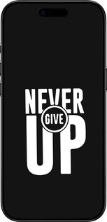 TPU чехол Никогда не сдавайся для Apple iPhone 17 AIR - 4572b-4032 изображение 