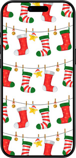 TPU чехол Новогодний 9 для Apple iPhone 17 AIR - 4622b-4032 изображение 