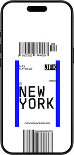 TPU чехол New York для Apple iPhone 17 AIR - 4861b-4032 изображение 
