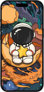 TPU чехол Астронавт и звезда для Apple iPhone 17 AIR - 5326b-4032 изображение 