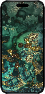 TPU чехол Мармур золото багатство для Apple iPhone 17 AIR - 5419b-4032 изображение 