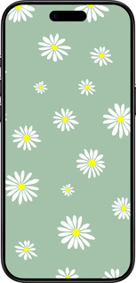 TPU чехол Ромашки v4 для Apple iPhone 17 AIR - 5603b-4032 изображение 