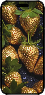 TPU чехол Золотая клубника для Apple iPhone 17 AIR - 5637b-4032 изображение 