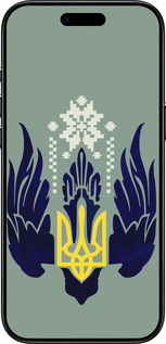 TPU чехол Тризуб с крыльями для Apple iPhone 17 AIR - 5640b-4032 изображение 