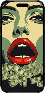 TPU чехол Big money 2 для Apple iPhone 17 AIR - 5668b-4032 изображение 