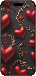 TPU чехол Сердечки для Apple iPhone 17 AIR - 5831b-4032 изображение 