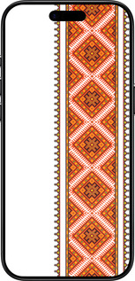 TPU чехол Вишиванка 25 для Apple iPhone 17 AIR - 593b-4032 изображение 