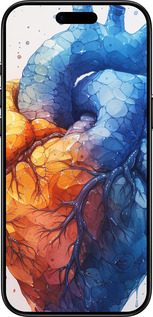 TPU чехол Арт-серце для Apple iPhone 17 AIR - 6034b-4032 изображение 