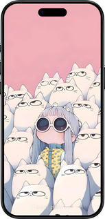 TPU чехол Малышка с котами для Apple iPhone 17 AIR - 6295b-4032 изображение 