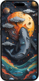 TPU чехол Кит в космосе для Apple iPhone 17 AIR - 6328b-4032 изображение 