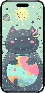 TPU чехол Милый котик для Apple iPhone 17 AIR - 6364b-4032 изображение 