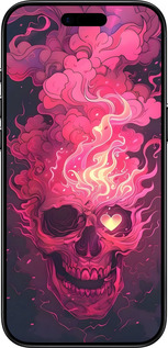 TPU чехол Череп арт для Apple iPhone 17 AIR - 6385b-4032 изображение 