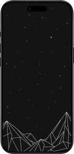 TPU чехол Черно белые абстрактные горы для Apple iPhone 17 AIR - 6437b-4032 изображение 