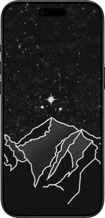 TPU чехол Минималистический горный пейзаж для Apple iPhone 17 AIR - 6438b-4032 изображение 