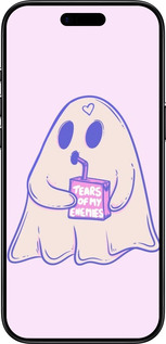TPU чехол Милый призрак для Apple iPhone 17 AIR - 6507b-4032 изображение 