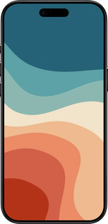 TPU чехол В стиле ретро с волнами для Apple iPhone 17 AIR - 6531b-4032 изображение 