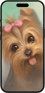 TPU чехол Нарисованный йоркширский терьер для Apple iPhone 17 AIR - 928b-4032 изображение 