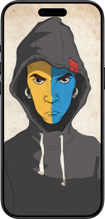 TPU чехол Злой подросток для Apple iPhone 17 AIR - 1053b-4032 изображение 