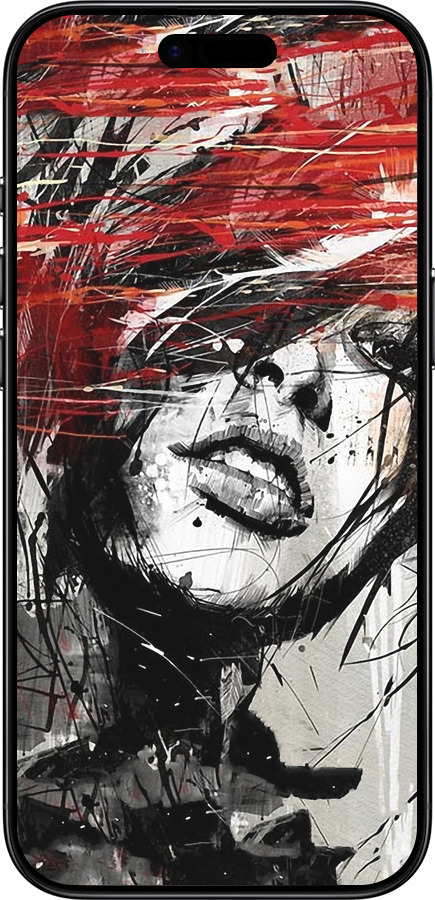 TPU чехол Лицо девушки для Apple iPhone 17 AIR - 1162b-4032 изображение 