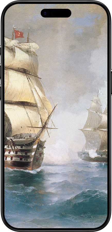 TPU чехол Айвазовский. Корабли для Apple iPhone 17 AIR - 160b-4032 изображение 