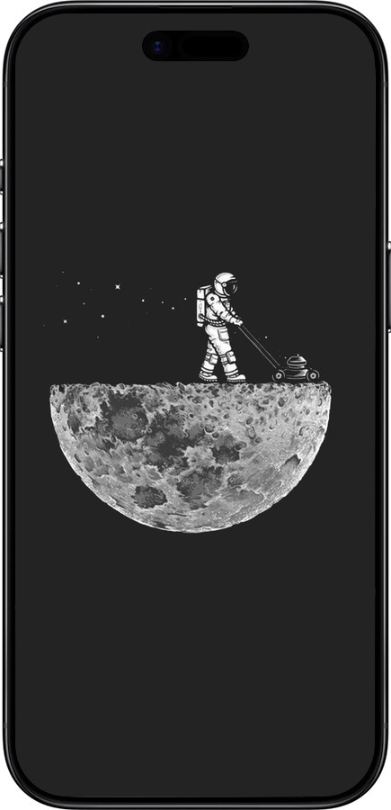 TPU чехол Moon in dark для Apple iPhone 17 AIR - 4176b-4032 изображение 