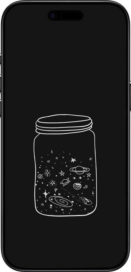 TPU чехол Космос в банке для Apple iPhone 17 AIR - 4297b-4032 изображение 