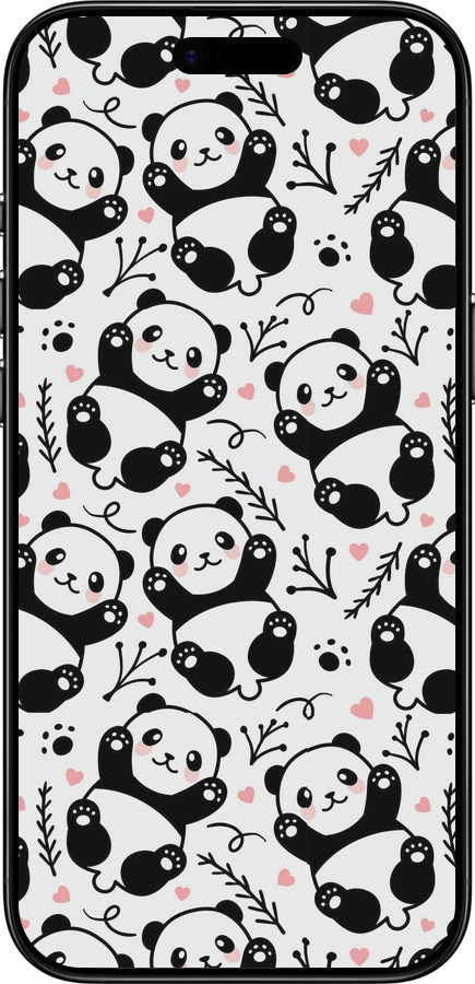 TPU чехол Панди для Apple iPhone 17 AIR - 4318b-4032 изображение 