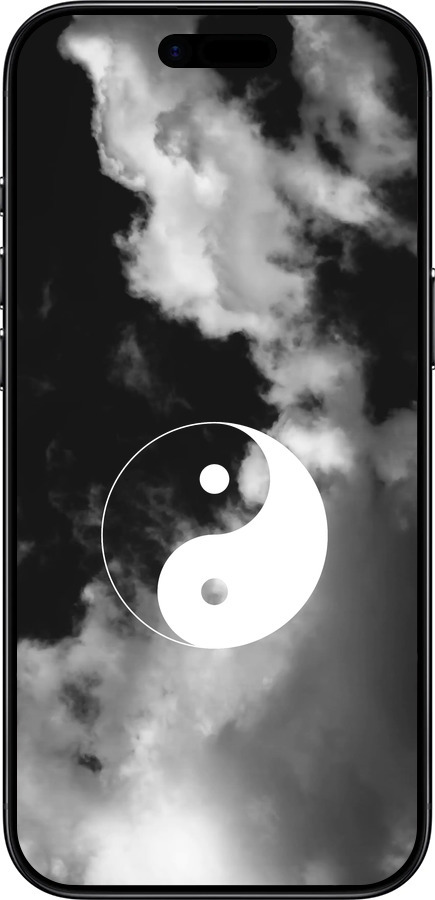 TPU чехол Інь і янь для Apple iPhone 17 AIR - 4389b-4032 изображение 